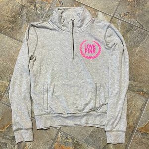 PINK zippered sweatshirt